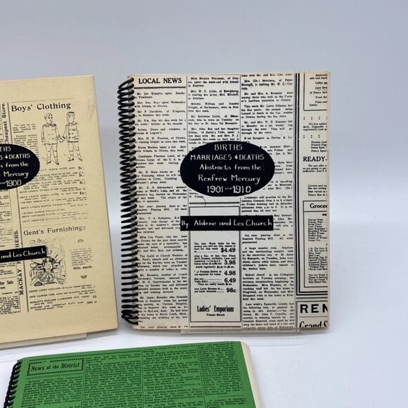 Births Marriages & Deaths Renfrew Mercury 1871-1915 by Aldene & Les Church - Picture 3 of 7